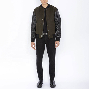 2025 New Arrival Basketball Varsity <b>Letter</b> <b>Men</b> <b>Jackets</b> Lightweight Winter Coaches <b>Jackets</b> ODM OEM CasualPreppy Style Streetwear - Product Image 5