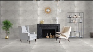 Azulejos de Porcelana Esmaltada Pulida de Diseño Premium de 60x120cm, Azulejos de Porcelana Esmaltada con Aspecto de Piedra de Mármol, Azulejos para Paredes y Pisos Interiores - Product Image 6