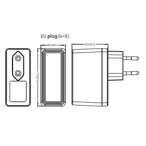 Adaptateur secteur AC/DC 12V 18W 1.5A en matériau PC, certifié sécurité UE, faible coût pour appareils électroniques - Product Image 2