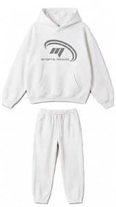 Conjunto Deportivo de Primavera para Niños, con Capucha, Estampado, Ecológico, Casual, 2 en 1, Transpirable, Chaqueta y Pantalones, Traje Deportivo para Gimnasio, Venta al Por Mayor - Product Image 1