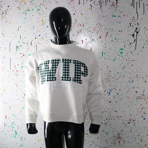 Sudadera WIP Wednesday de Cuello Redondo, Corte Regular, 100% Algodón Tejido, Estilo Casual Unisex para Otoño, CLUSH SPORTS - Product Image 2