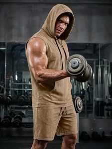 Ensemble court à capuche délavé à l'acide pour homme, tenue streetwear deux pièces, ensemble à capuche vintage délavé, ensemble court délavé à l'acide - Product Image 2