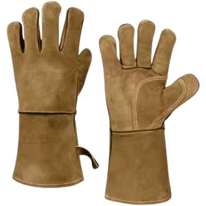 Gants en cuir de vachette renforcé, protection durable des mains pour le soudage, la lutte contre les incendies et les applications industrielles - Product Image 4