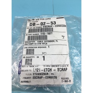 Cable de extensión AMAT 0150-76977, Flujo/Temperatura/1/2 - Equipos y piezas de semiconductores de confianza globales de la marca Legacy - Product Image 3
