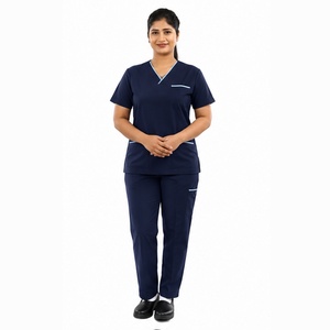 ชุดยูนิฟอร์มพยาบาลสำหรับผู้หญิง ชุดสครับทางการแพทย์ ผ้าระบายอากาศ ยืดหยุ่นได้ เหมาะสำหรับโรงพยาบาล คลินิก และงานด้านสุขภาพ - Product Image 5