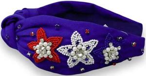 Serre-tête de luxe en perles de verre et strass, accessoire capillaire haut de gamme pour mariages à prix abordable - Product Image 3