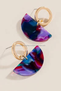 Antique femmes élégant artisanat Design résine époxy boucle d'oreille pour mariage Halloween nouvel an chinois accessoire Unique pour élégant - Product Image 4