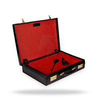 Porte-documents en cuir, mallette de bureau, sacoche de transport pour documents