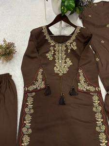 ESTA TEMPORADA DE BODAS, PRUEBA NUESTRO TRAJE PLAZZO DE DISEÑADOR CON BORDADOS Y DUPATTA - Product Image 4