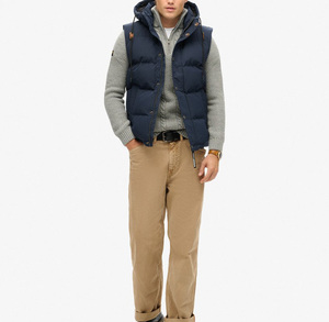 <b>Mens</b> <b>Utility</b> Gilet Waistcoat Sleeveless Lightweight Warm Padded Outdoor Winter Casual Vest Custom Wholesale Apparel Manufacturer - Product Image 5