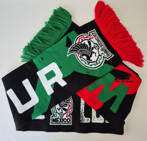 Écharpe de l'équipe nationale du Mexique, Somos Locales, football, sports d'hiver, châles, écharpes tricotées personnalisées avec nom - Product Image 3
