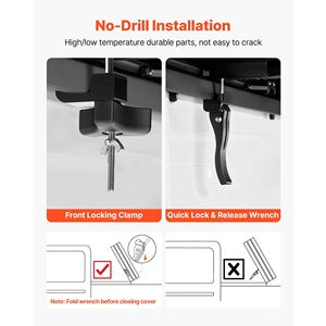 Copertura Rigida Tri-Fold per Cassone Pick-up 5.5 ft (67.1 Pollici) Impermeabile Pieghevole per Ford F150 2015-2025 - Product Image 6