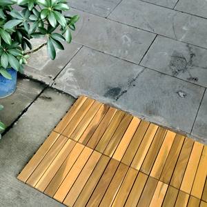 Tuiles de terrasse en composite bois-plastique Moc Phuoc Sanh Modern 300x300mm, extérieur, finition lisse, technique T&G, installation, garantie 2 ans - Product Image 1