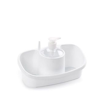 Dispenser di Sapone in Plastica con Pompa 200Ml per Uso in Bagno - Product Image 1
