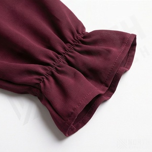 Abaya Formal Islámica para Mujer, Marca Privada Personalizada, Tela Nida, Poliéster Ecológico y Transpirable - Product Image 5