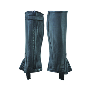 Hot Selling Men's Half Leather <b>Chaps</b> Custom Logo Printing Western Light Weight Horse <b>Riding</b>-Professional Customized Logo - Product Image 2