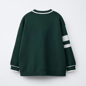 Crea tu Propio Suéter Personalizado de Primera Calidad con Cuello en V y Logotipos de Hermandades/Fraternidades/Escuelas/Universidades, en Lana/Cachemira, con Cinturón - Product Image 4