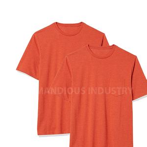 Camiseta de microfibra de manga corta de algodón/poliéster de primera calidad para hombre a precio barato - Product Image 1