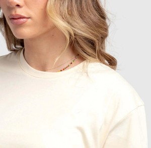 T-shirt décontracté pour femme, coupe ajustée, col rond, personnalisé, 100 % coton, respirant, impression numérique, anti-plis, séchage rapide, manches courtes - Product Image 4