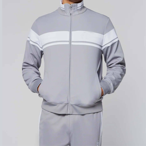 Ensemble de survêtement unisexe personnalisé, coupe ajustée, fermeture éclair intégrale, nouveau design, tissu 100% lourd, ensembles de jogging unisexe - Product Image 1
