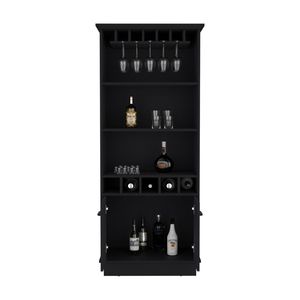 Mobile Bar Nero per Soggiorno Collezione Taholah - Product Image 6