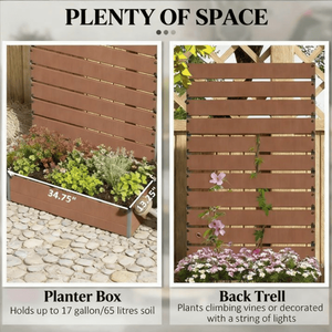 Fioriera Rialzata con Traliccio - Elegante Prodotto per Recinzioni e Cancelli da Esterno - Product Image 5