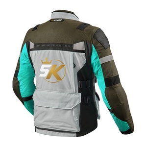 Chaquetas de Motociclismo para Carretera y Todoterreno, Impermeables, Resistentes al Viento, Protección para las Cuatro Estaciones, 100% Poliéster, Ropa de Motociclista - Product Image 3