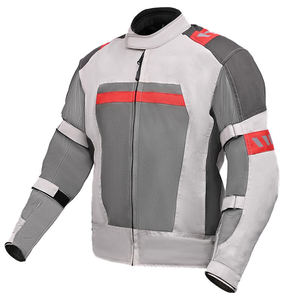 Blouson de moto en polaire imperméable à col montant pour homme - Coupe-vent, respirant, protection hivernale pour le dos, les coudes et les épaules - Product Image 3