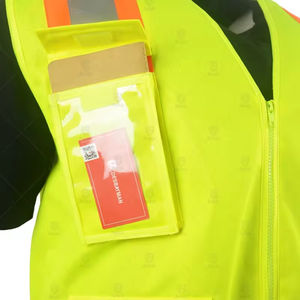 Chaleco de Seguridad Reflectante Impermeable ANSI Clase 2 OEM ODM, con Luz LED Intermitente, Alta Visibilidad, Ropa de Seguridad Industrial, Logotipo Personalizado - Product Image 5