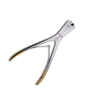 High Steel Manual Front <b>Side</b> Pin Wire <b>Cutter</b> Surgical Orthopedic Pliers 7" Gold Handle High Quality Class I CE By Grip Surgical - Product Image 6