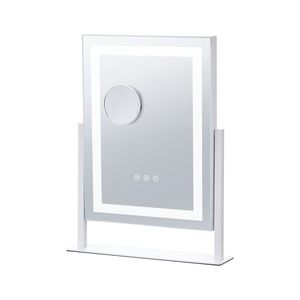 Specchio da Trucco LED con Controllo Touch Intelligente, Ingrandimento 5X e Tre Modalità di Illuminazione Colorata - Product Image 1