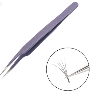 Pinzas Profesionales para Extensión de Pestañas de Acero Inoxidable con Punta Fina, Herramienta para Colocación de Pestañas Postizas - Product Image 6