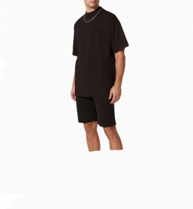 Ensemble de survêtement 2 pièces été 2026 pour homme : T-shirt à manches courtes et short – Idéal pour le sport, l'entraînement, la gym et le jogging personnalisé - Product Image 3