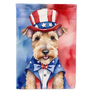 Lakeland Terrier patriótico americano jardín bandera Multicolor buzón decorativo patio Banner para Patio ilustraciones camas de flores jardín - Product Image 1