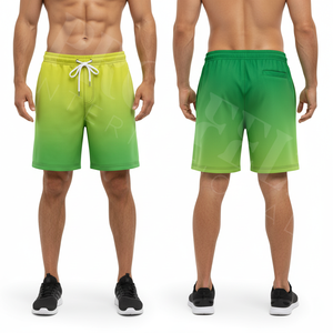 Shorts de sport pour hommes, légers, à taille élastique, pour la course et l'entraînement, avec logo personnalisé, OEM/ODM – Nouvelle collection en promotion - Product Image 2