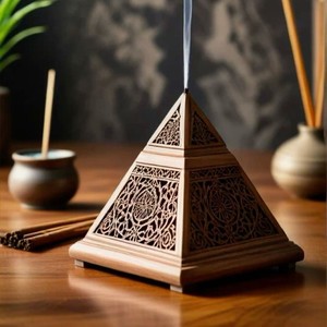 Brûleur d'encens traditionnel en laiton Dhuni pour la cérémonie de Pooja, idéal pour la vente en gros, les marchés, les restaurants, les hôtels et la décoration intérieure. - Product Image 1