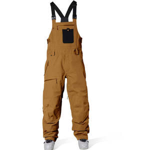 Men's Waterproof Ski Bib Snowboard <b>Overalls</b> Insulated <b>Winter</b> Outdoor Cargo Pants Windproof Breathable Alpine Skiing Trousers - Product Image 3