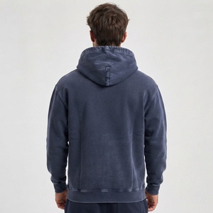 Sweat à capuche délavé au soleil, design oversize, 100% coton, séchage rapide, respirant, personnalisable, moderne – L'indispensable élégant pour votre garde-robe hivernale décontractée - Product Image 4
