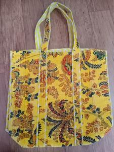 Bolsa de mano de terciopelo estampada, bolsas de compras de terciopelo estampado, bolsas de viaje - Product Image 5