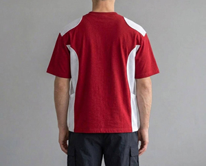 เสื้อยืดฮิปฮอปสไตล์สปอร์ต ผ้าเจอร์ซีย์คอตตอน 100% น้ำหนัก 240 กรัม ทรงหลวมสำหรับผู้ชาย  เสื้อเปล่าเนื้อหนา ใส่เล่นกีฬา วิ่งออกกำลังกาย แห้งเร็ว ด้านหน้าเรียบ - Product Image 2