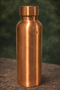 Copper Water Bottle Engraved Oriental Design Portable Travel <b>Drinkware</b> - Product Image 6
