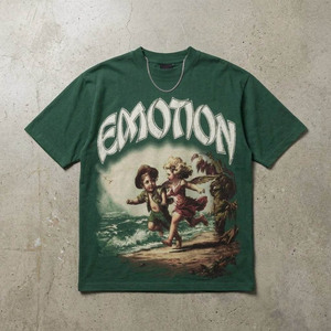 T-shirt graphique vintage surdimensionné pour homme, imprimé Angel Renaissance Art, coton lourd, streetwear, hip hop - Product Image 6
