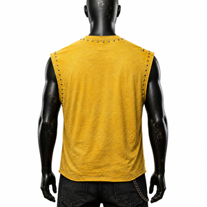 เสื้อกล้าม Glory Custom ประดับเพชรเทียม ผ้าฝ้าย 100% รุ่นใหม่ทันสมัย พิมพ์ลายบาสเก็ตบอลด้วยเทคนิค DTG เสื้อยืดแขนกุดสำหรับใส่ได้ทั้งชายและหญิง - Product Image 6