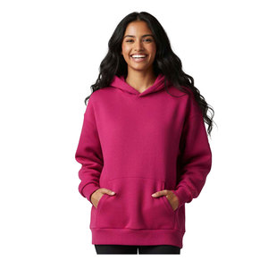 High Quality Custom Logo Pullover Hoodies Sweatshirts Cotton Oversized Plus Size Heavyweight Fleece Hoodie Woman - Product Image 2