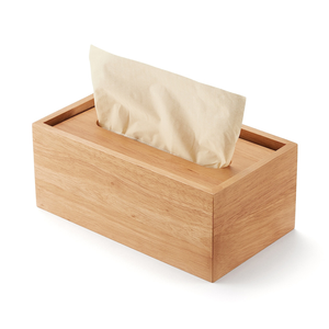 Caja de pañuelos de madera maciza de lujo, dispensador de pañuelos faciales decorativo hecho a mano, soporte cuadrado para servilletas - Product Image 5
