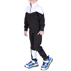 Service OEM, survêtement pour garçons et enfants sur mesure à vendre, vêtements de sport, survêtement uni ajusté pour enfants en différentes couleurs - Product Image 4
