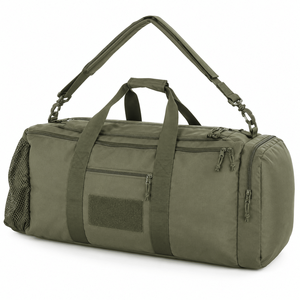 Genuine <b>Leather</b> <b>Travel</b> Duffel <b>Bag</b> for <b>Men</b> Large Capacity Durable Weekender with Detachable Shoulder Strap - Product Image 5