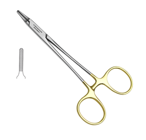 Al Mida Mini Ryder Portaagujas de Acero con Punta Recta, Pinzas Quirúrgicas, Instrumento Manual, Set de Instrumentos Certificado STML Clase I - Product Image 3