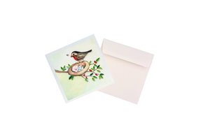 Wholesale Quilling Card Bird On The Nest Design Theme Animal <b>Handmade</b> Greeting Card With Envelope Quilled Card For <b>Paper</b> Gifts - Product Image 4