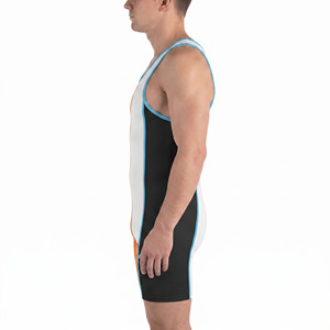 Combinaison de lutte de compression pour hommes, vente en gros, maillot de lutte pour hommes, vêtements de fitness pour hommes, maillot de lutte en polyester - Product Image 3
